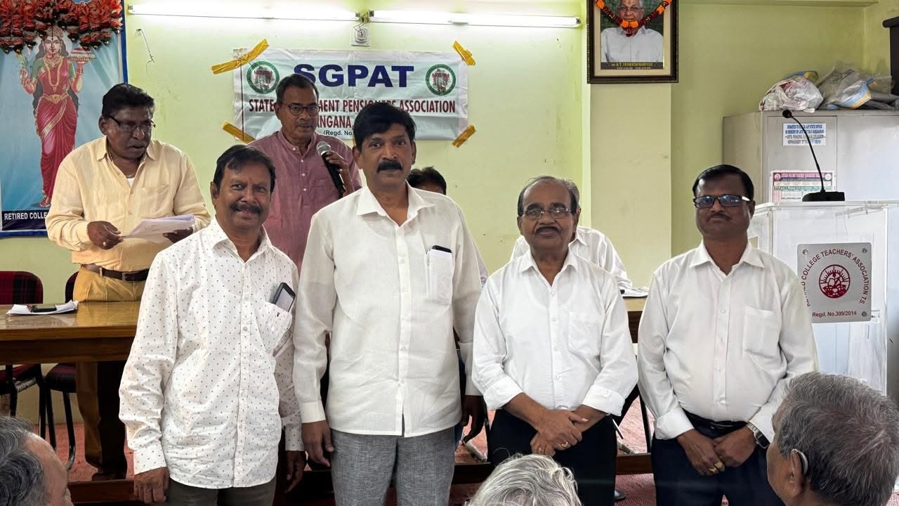 The team at a meeting
