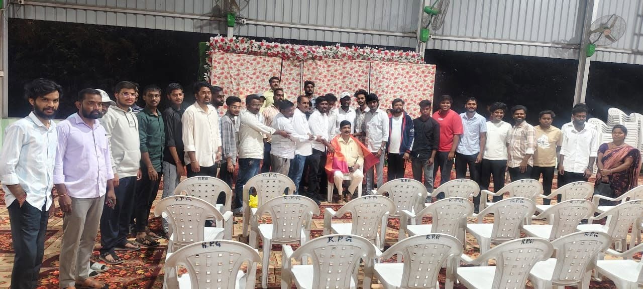 The team at a meeting